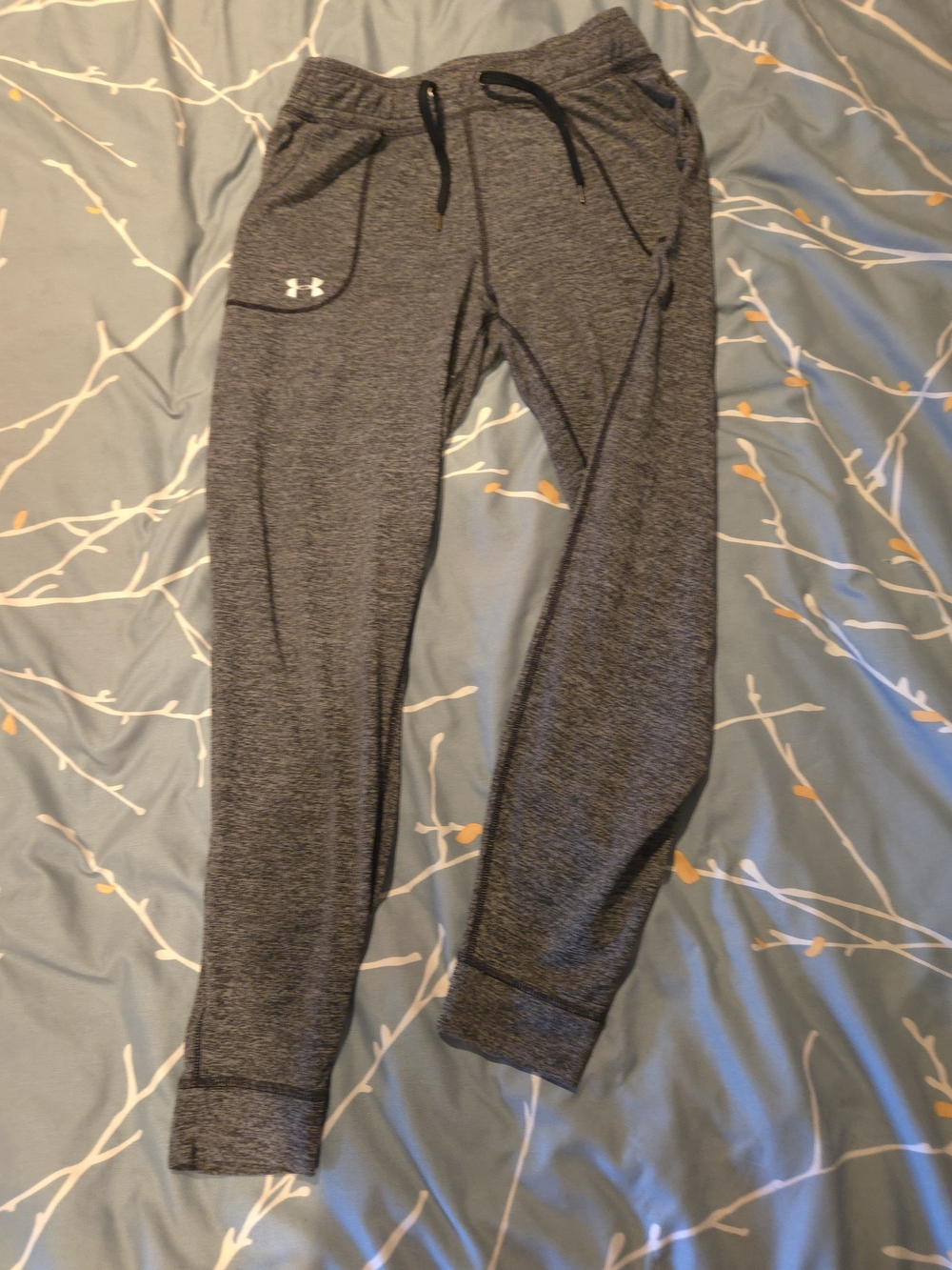 Under Armour Gray Heather Jogger Sweatpants Size Small - Picture 2 of 14